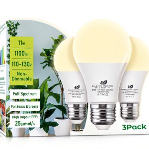 Flaspar LED Grow Light Bulb A19 Bulb for Indoor Plants-0