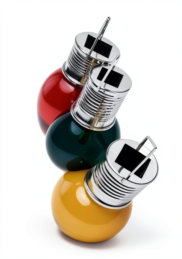 Solar Powered String Lights GBI Set of 4 Bulbs-7