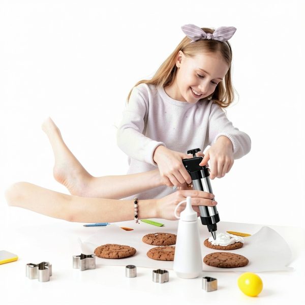 Sweecream Cookie Press Gun Stainless Steel 27 Piece Set-6