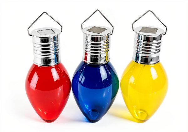 Solar Powered String Lights GBI Set of 4 Bulbs-6