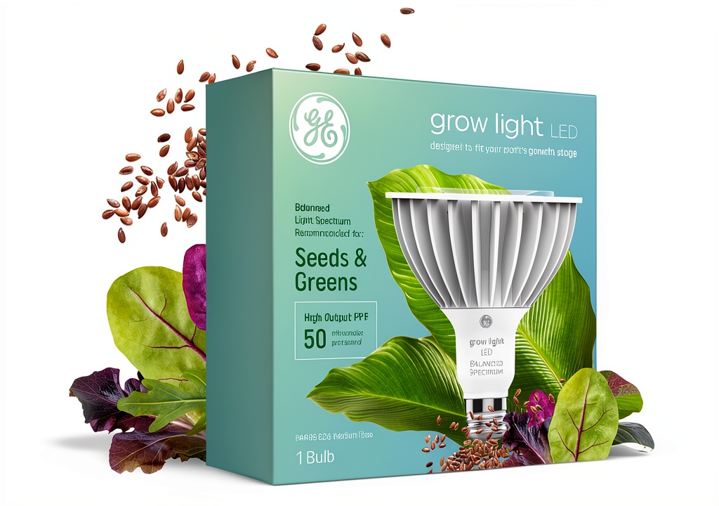 GE LED Grow Light PAR38 White