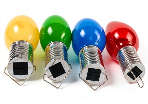 Solar Powered String Lights GBI Set of 4 Bulbs-1