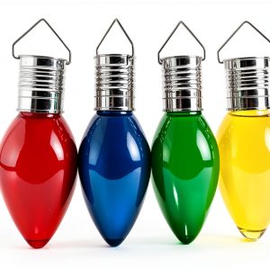 Solar Powered String Lights GBI Set of 4 Bulbs-0