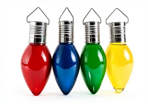 Solar Powered String Lights GBI Set of 4 Bulbs-0