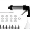 Sweecream Cookie Press Gun Stainless Steel 27 Piece Set-5