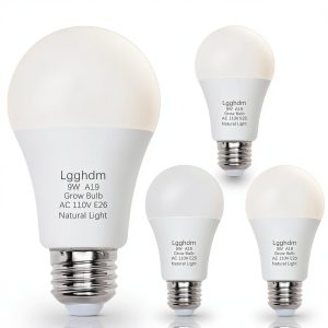 A19 Grow Light Bulb Lgghdm 9W Full Spectrum-0