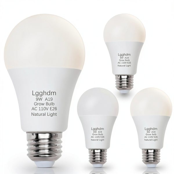 A19 Grow Light Bulb Lgghdm 9W Full Spectrum-0