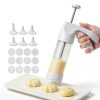 EooUooIP Cookie Press Stainless Steel Christmas Baking Kit-6