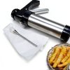 Generic Churro Maker Stainless Steel with 3 Nozzles Home Kit-0