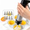 AXWATDEI Cookie Press Stainless Steel 6 Tips 12 Discs-4