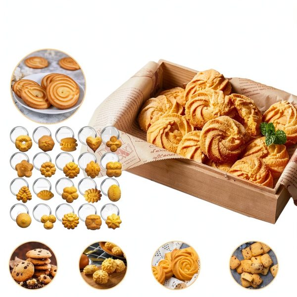 MAJCL Cookie Press Stainless Steel Christmas Baking Kit-1