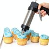 CulinaGear Stainless Steel Cookie Press Hearts Stars Bakers-3
