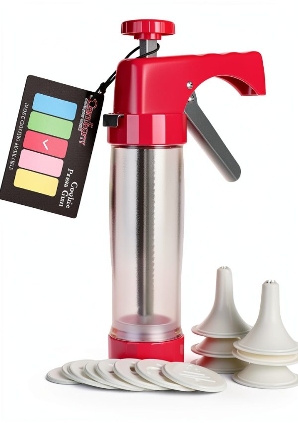 Valuetools Cookie Press BPA Free Easy Use 16 Discs-0