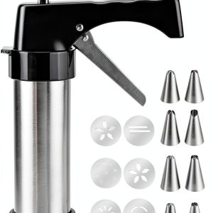 FEAYEA Cookie Press Stainless Steel Christmas Baking Kit-0