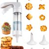 MAJCL Cookie Press Stainless Steel Kit with Tips Discs-6