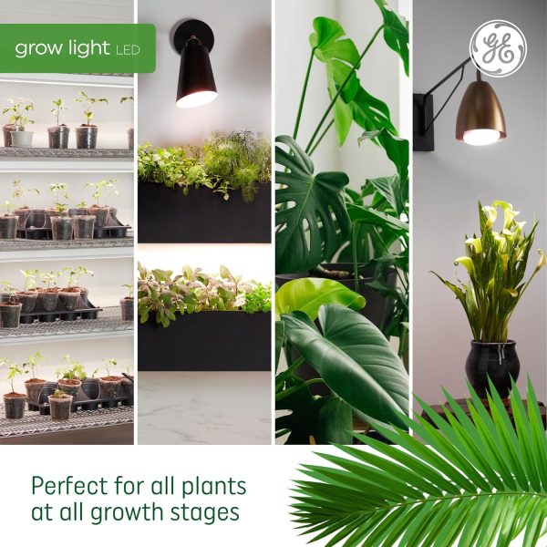 GE 9-Watt BR30 LED Grow Light Bulb for Indoor Plants-5
