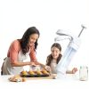 MAJCL Cookie Press Stainless Steel Kit with Tips Discs-5