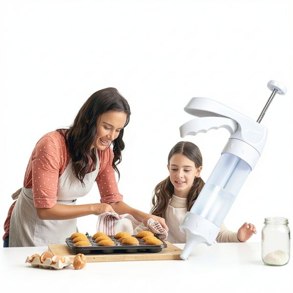 MAJCL Cookie Press Stainless Steel Kit with Tips Discs-5