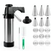 Yonderfume Cookie Press Stainless Steel Ergonomic Design-1