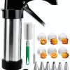 Yonderfume Cookie Press Stainless Steel Ergonomic Design-0