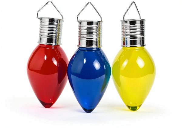Solar Powered String Lights GBI Set of 4 Bulbs-4