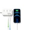 Extension Cord NTONPOWER Strip Flat Plug 15FT-3