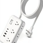 Extension Cord NTONPOWER Strip Flat Plug 15FT-0