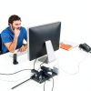 Power Strip SUPERDANNY Flat Plug 6 USB Fast Charge-6
