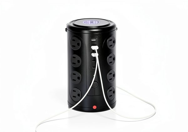21in1 Power Strip SHENZHEN White Model HD-Q6-4