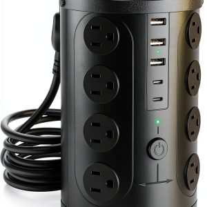 21in1 Power Strip SHENZHEN White Model HD-Q6-0