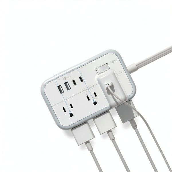 Extension Cord NTONPOWER Strip Flat Plug 15FT-2