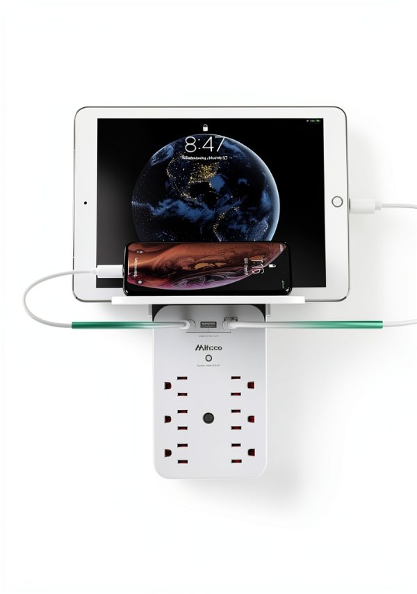 Mifaso Surge Protector 6 Outlet with USB Fast-3