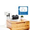 Extension Cord NTONPOWER Strip Flat Plug 15FT-5