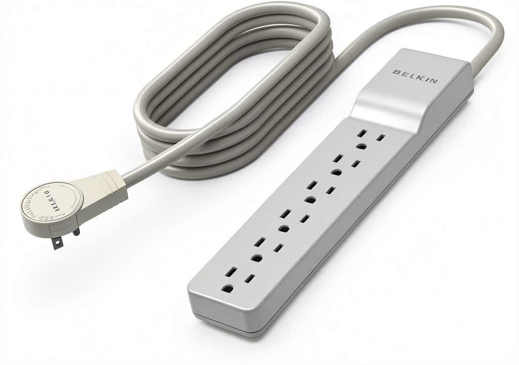 Belkin 6-outlet surge protector with rotating plug