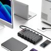 Power Strip SUPERDANNY Flat Plug 6 USB Fast Charge-3