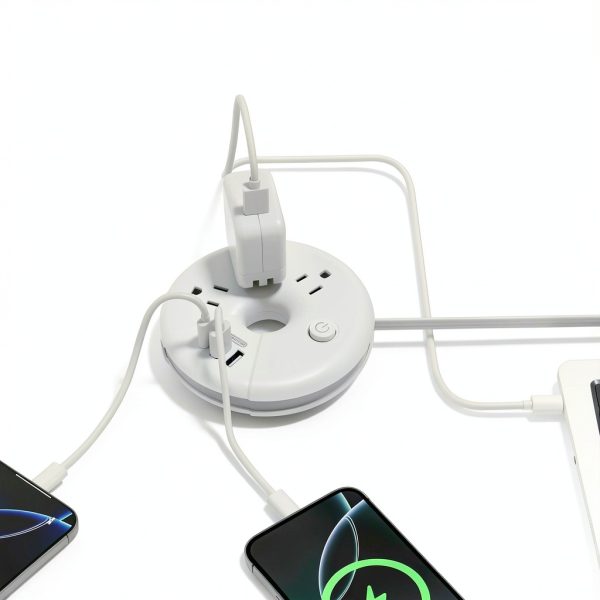 NTONPOWER USB Power Strip Black Compact Design-4