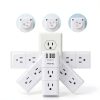 Power Strip YISHU AHR-503 6-Outlet with USB Ports and Rotating Plug-4