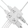12-in-1 USB-C Power Strip XianFeng 10ft Ultra Thin with 8 AC & 3 USB-5
