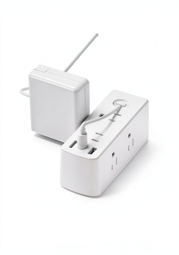 Olcorife 9-in-1 USB-C Power Strip Ultra Thin Flat Plug 6AC 5FT-2