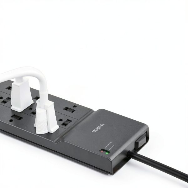 Belkin 12-Outlet Surge Protector 3,940J Gray Compact 1 Pack-2