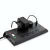 LeZone Power Strip 16-in-1 Ultra Thin 12AC+4USB 10FT Extension-1