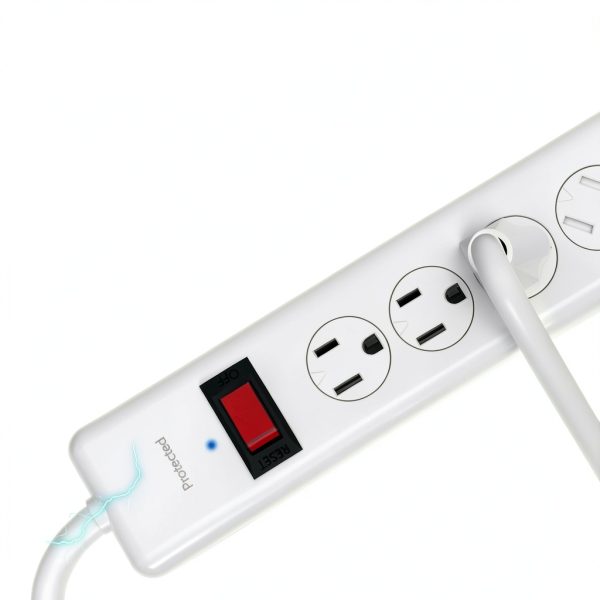BN-LINK 6 Outlet Surge Protector with USB Ports White-4