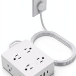 12-in-1 USB-C Power Strip XianFeng 10ft Ultra Thin with 8 AC & 3 USB-0