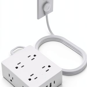12-in-1 USB-C Power Strip XianFeng 10ft Ultra Thin with 8 AC & 3 USB-0