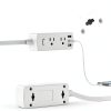 Olcorife 9-in-1 USB-C Power Strip Ultra Thin Flat Plug 6AC 5FT-4