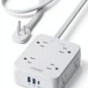 Anker 341 USB Power Strip 11-in-1 Surge Protector Black 5FT-0