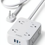 Anker 341 USB Power Strip 11-in-1 Surge Protector Black 5FT-0