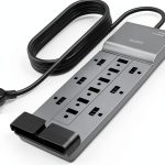 Belkin 12-Outlet Surge Protector 3,940J Gray Compact 1 Pack-0