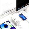 Olcorife 9-in-1 USB-C Power Strip Ultra Thin Flat Plug 6AC 5FT-5