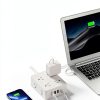 12-in-1 USB-C Power Strip XianFeng 10ft Ultra Thin with 8 AC & 3 USB-1